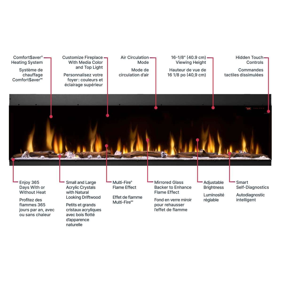 Dimplex Ignite Bold Electric Fireplace