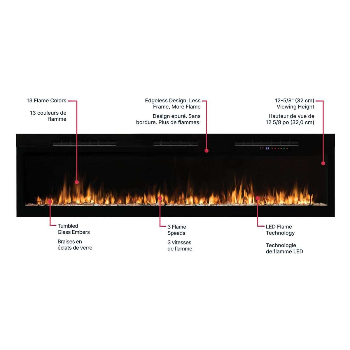 Dimplex Vital Sense Electric Fireplace