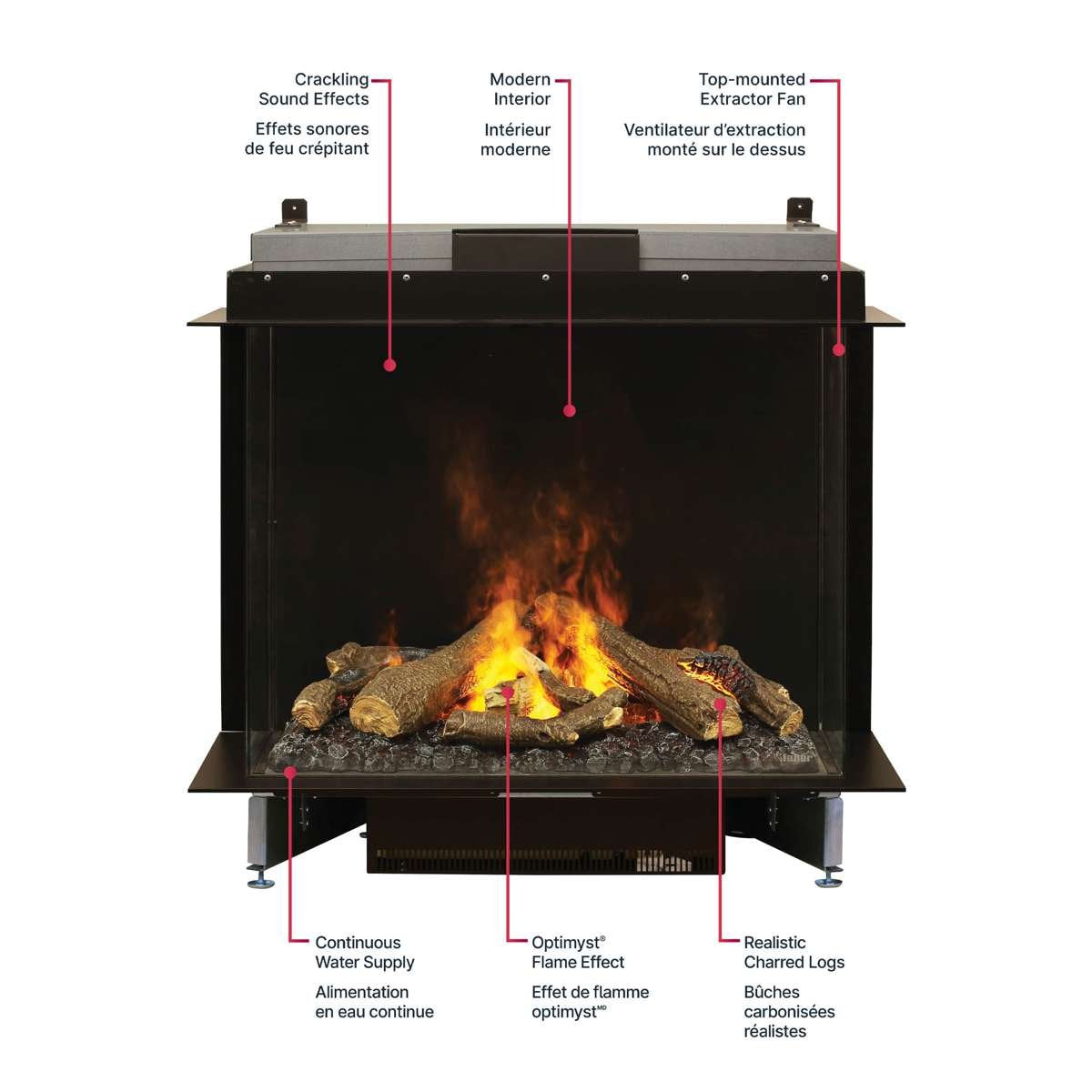 Dimplex e-MatriX 35" Electric Fireplace